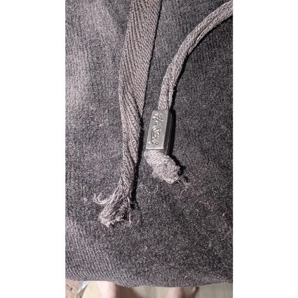 VTG Y2k Hale Bob Paris Los Angeles Velour Full Zip Hoodie Sweatshirt Black XL - Picture 4 of 6